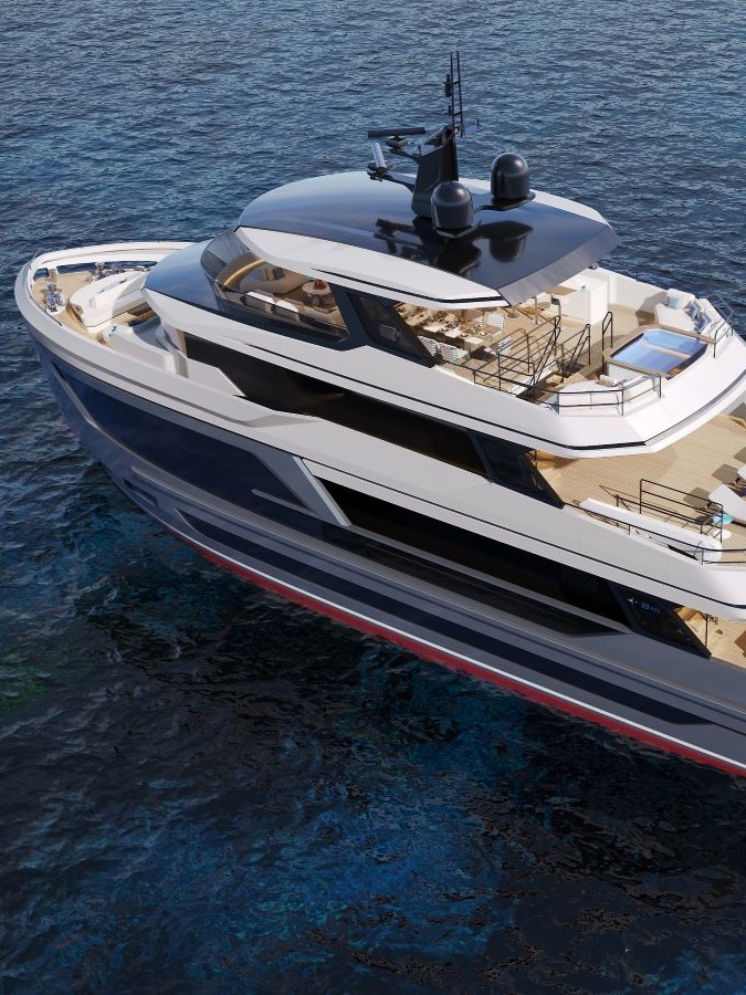 Интерьер Bering 110: новое ощущение спокойствия на море