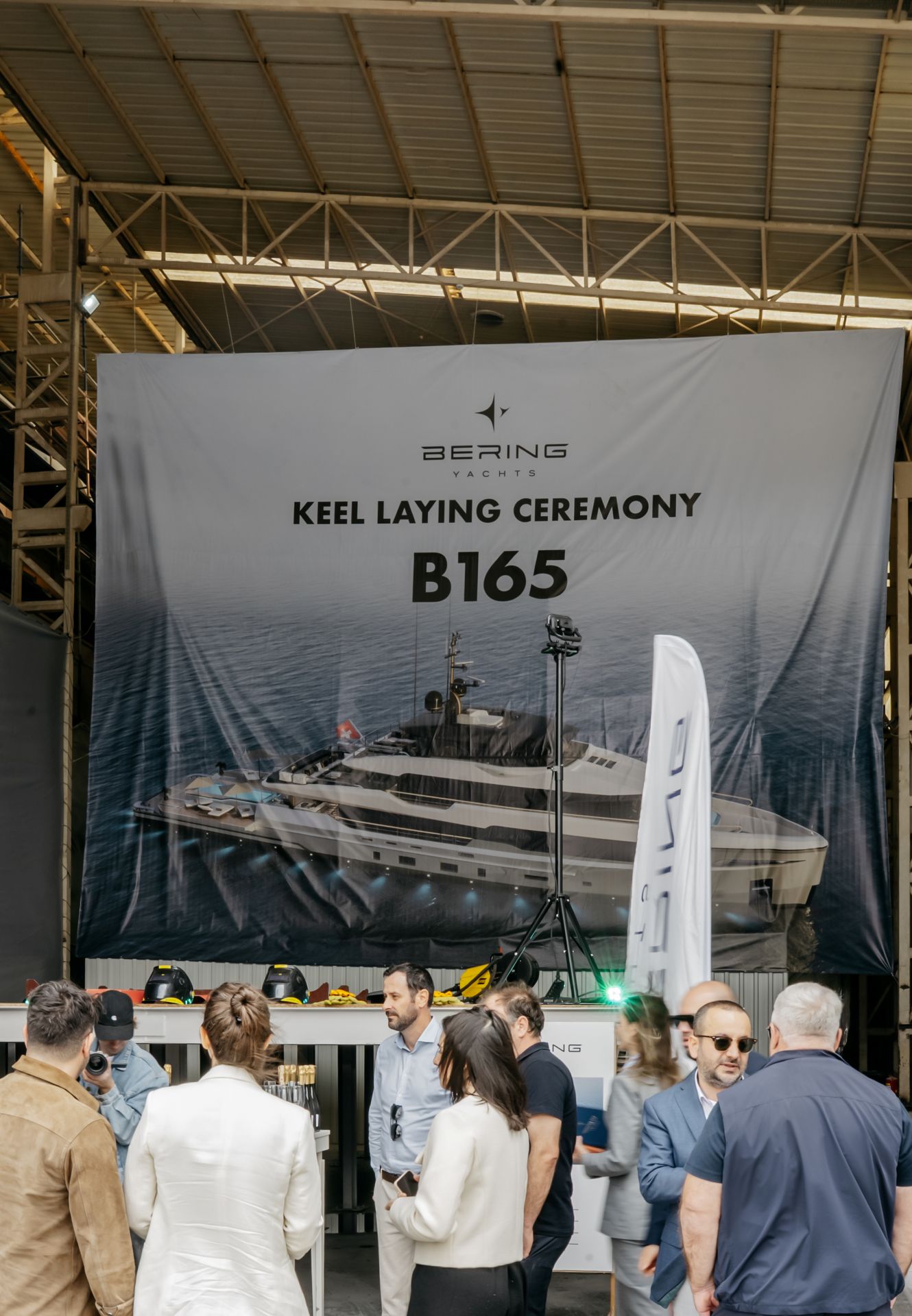Заложен киль второго корпуса флагманской Bering 165