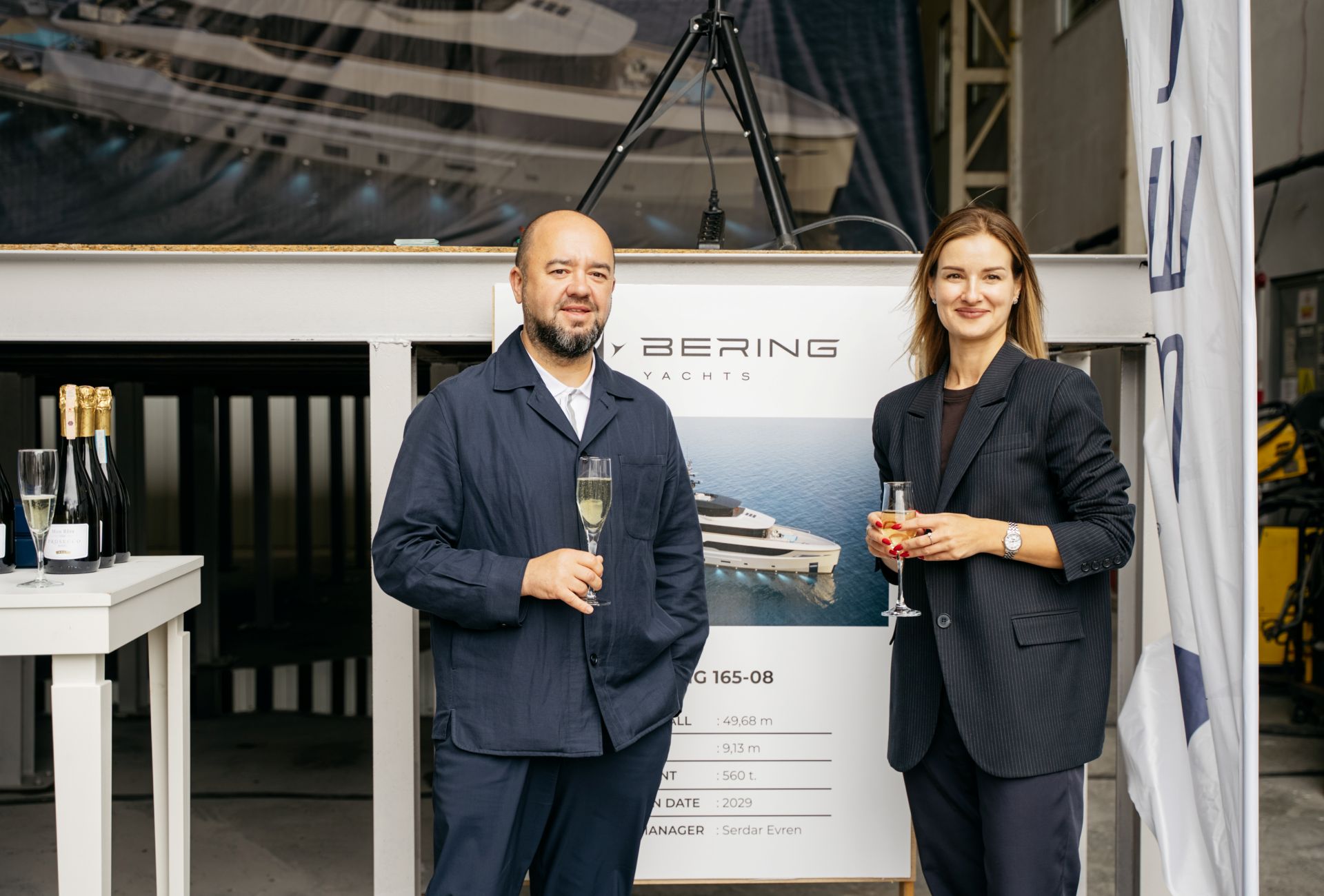 Заложен киль второго корпуса флагманской Bering 165